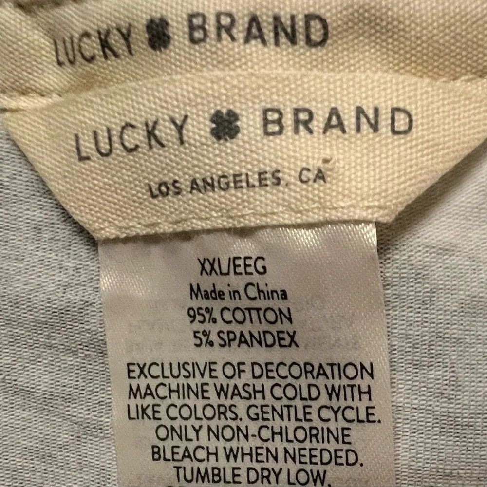LUCKY BRAND BLUE TIE-DYE TANK TOP.  SIZE XXL - PRETTY MEDIUM SHADES OF BLUE/GRAY